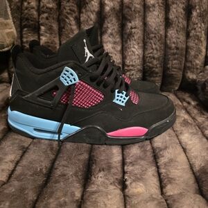 Jordan Black and Blue Sneakers